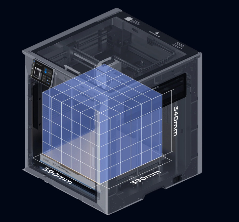 Рабочая камера 3D-принтера QiDi 4 MAX